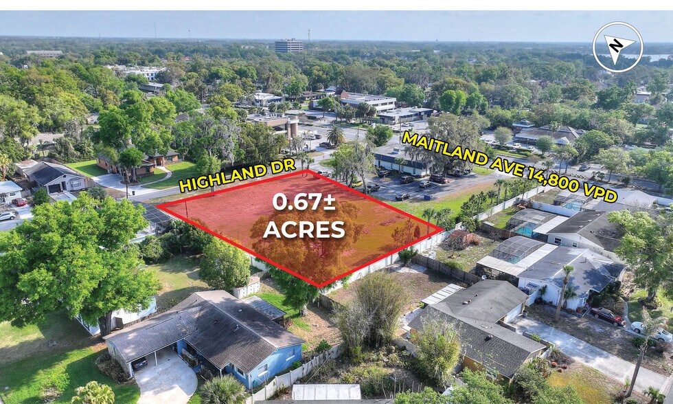 Primary Photo Of 660 Highland Dr, Altamonte Springs Land For Sale