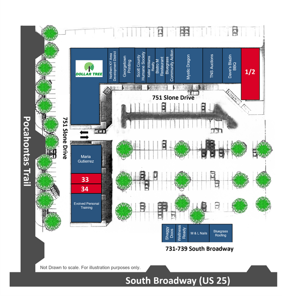 More Photos Of Us 25 Se @ U.S. 25 S.E. & Pocahowtas, Georgetown Unknown For Lease