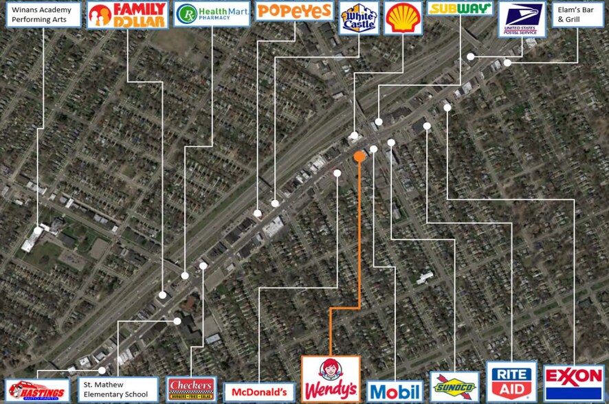 More Photos Of 17010 Harper Ave, Detroit Fast Food For Sale