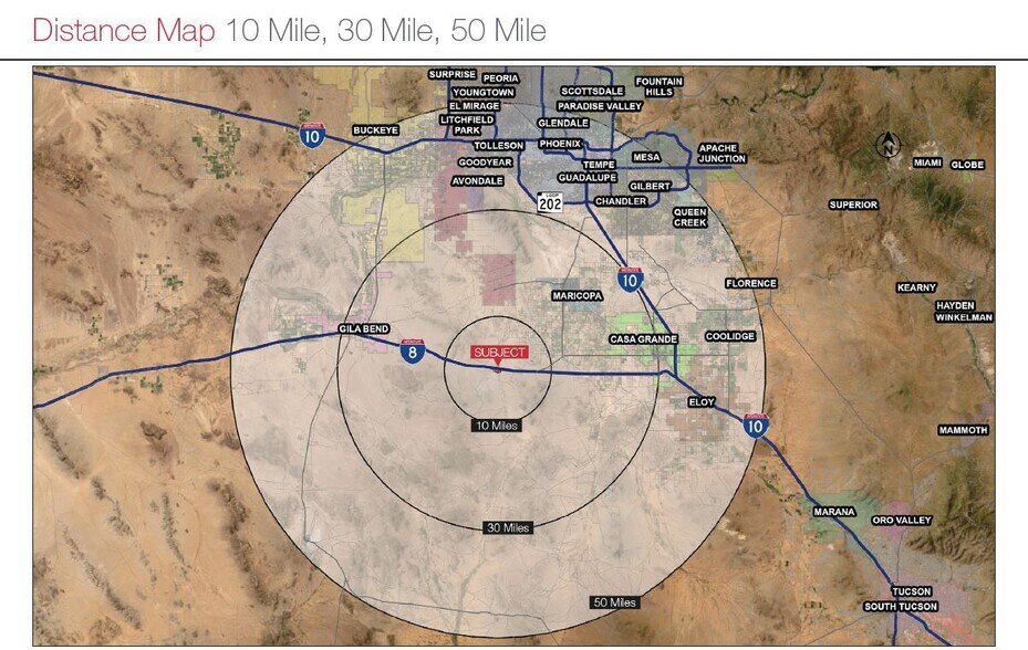 More Photos Of I-8 & Vekol Valley Road Interchange, Stanfield Land For Sale
