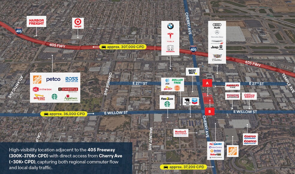 More Photos Of SEC Cherry Ave & E. 27th St., Signal Hill General Retail For Lease