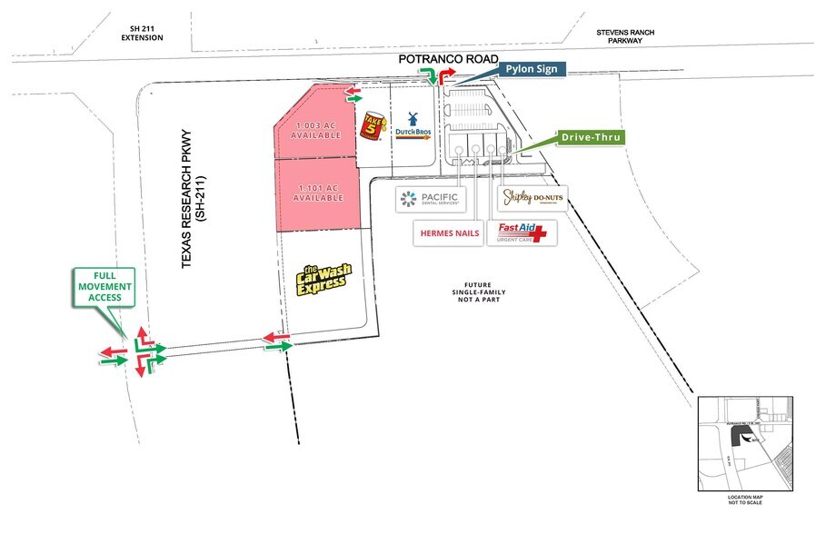 More Photos Of Hwy 211 & Potranco, San Antonio Land For Sale