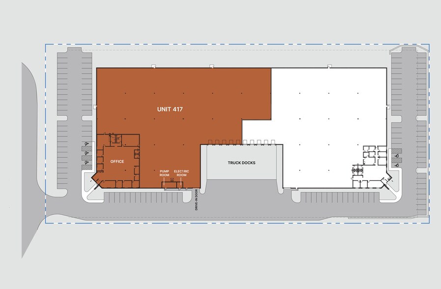 More Photos Of 417-419 Village Dr, Carol Stream Warehouse For Lease