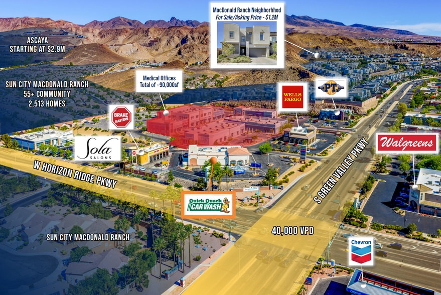 More Photos Of 630 S Green Valley Pky, Henderson General Retail For Sale