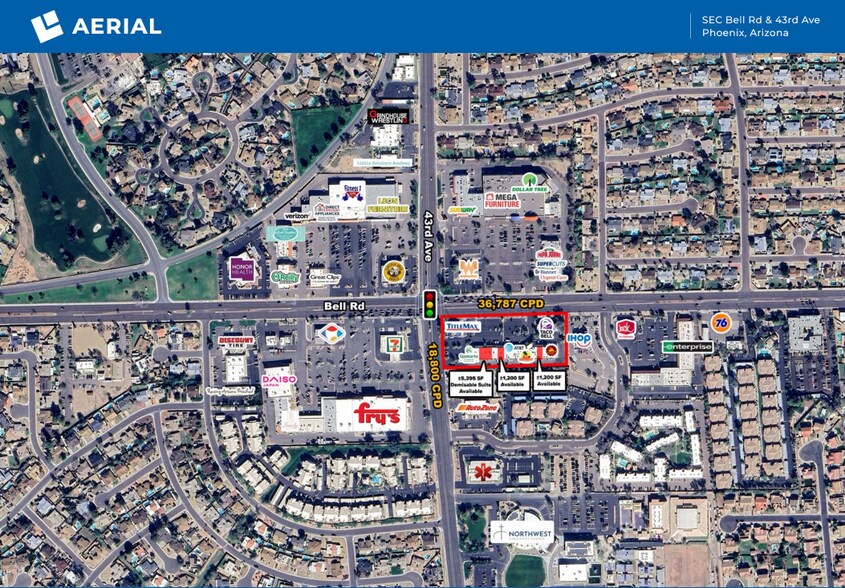 More Photos Of 4239-4255 W Bell Rd, Phoenix General Retail For Lease