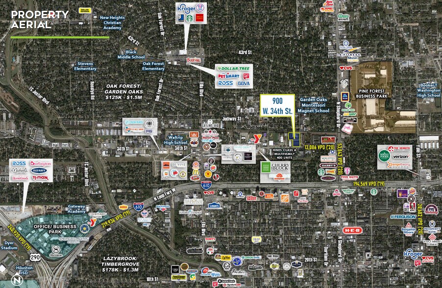 More Photos Of 900 W 34th St, Houston General Retail For Lease