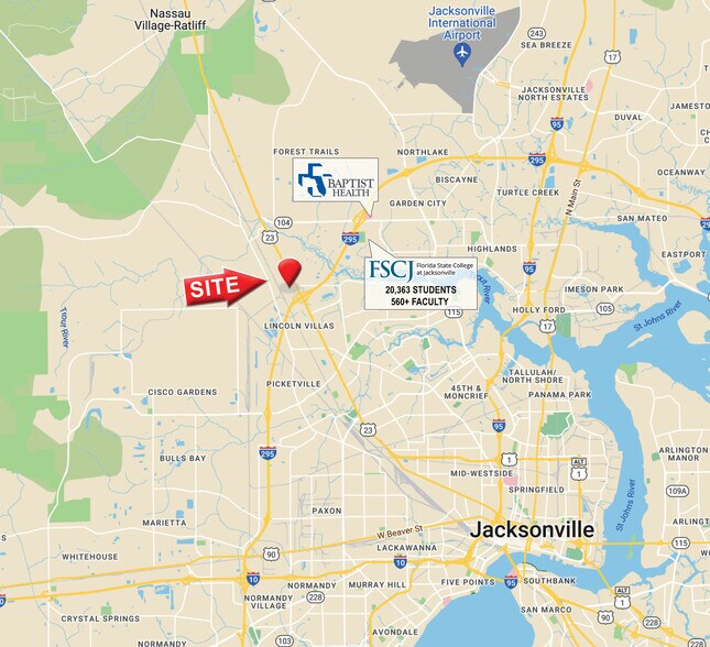 More Photos Of 6553 Trout River Blvd, Jacksonville Land For Sale
