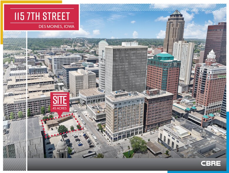 Primary Photo Of 115 7th St, Des Moines Land For Sale