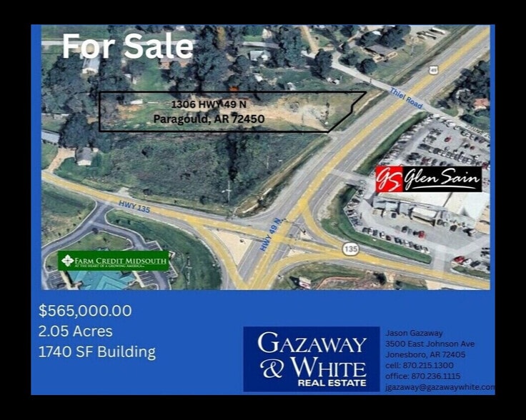 More Photos Of 1306 US 49 Hwy, Paragould Land For Sale