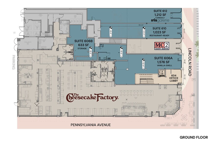 More Photos Of 600-612 Lincoln Rd, Miami Beach Storefront Retail Office For Lease