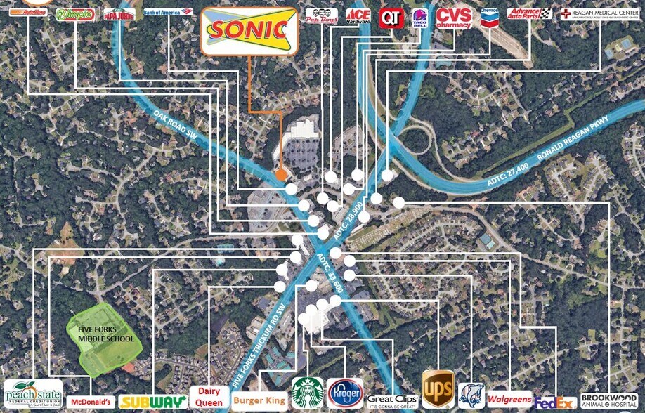 More Photos Of 820 Oak Rd, Lawrenceville Fast Food For Lease