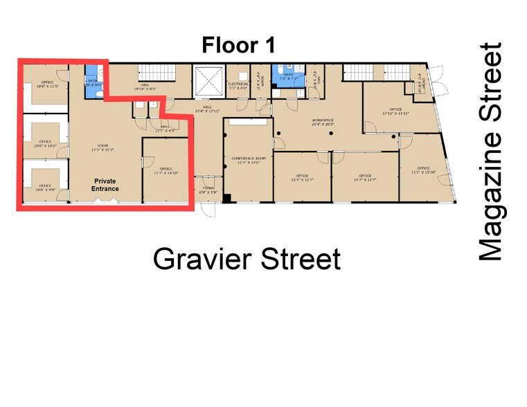 More Photos Of 223 Magazine, New Orleans Office For Sale