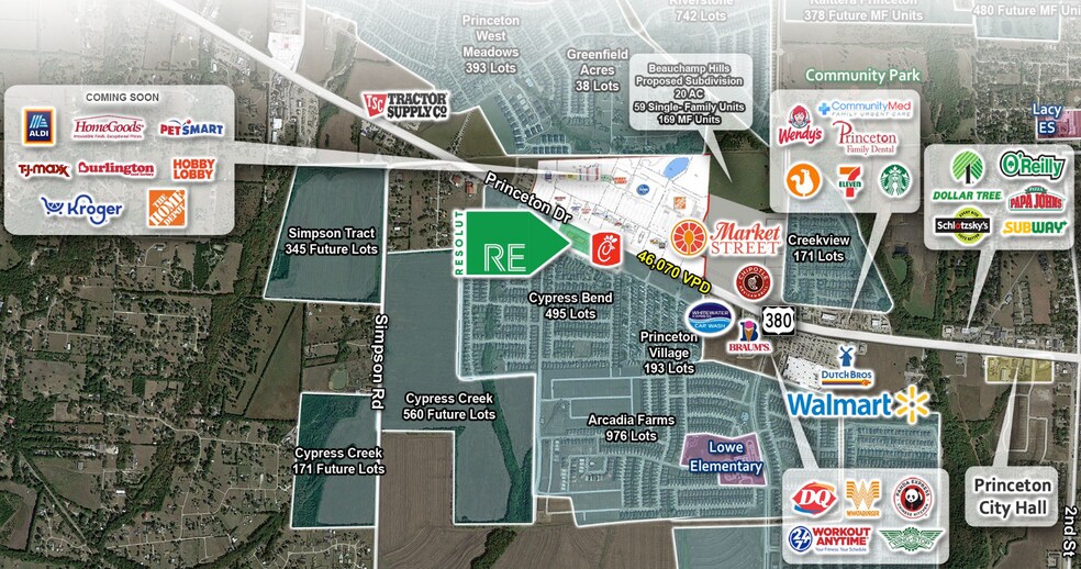 Primary Photo Of SEC OF US-380 & CYPRESS PKWY, Princeton General Retail For Lease