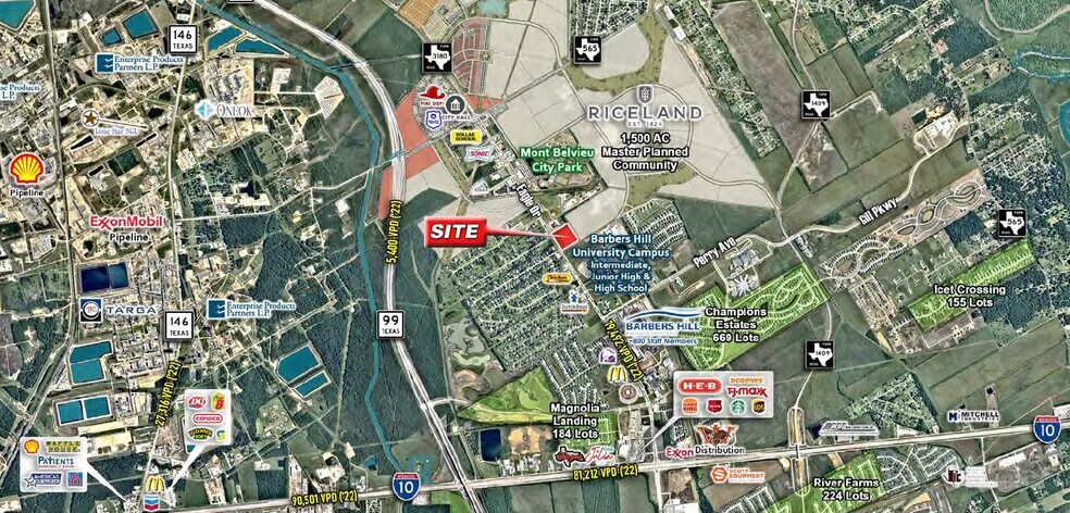 More Photos Of 10440 Eagle Dr, Mont Belvieu General Retail For Lease