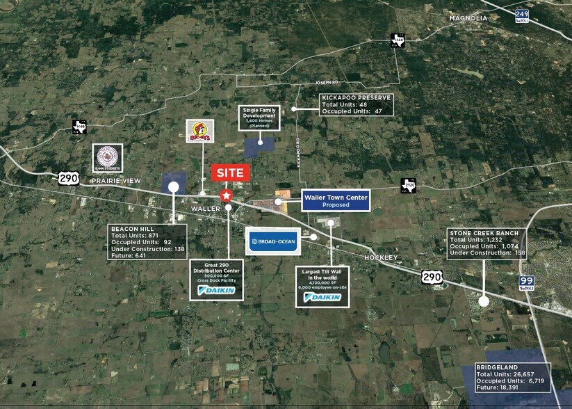 More Photos Of NEC US 290 at Field Store Road, Waller Land For Sale