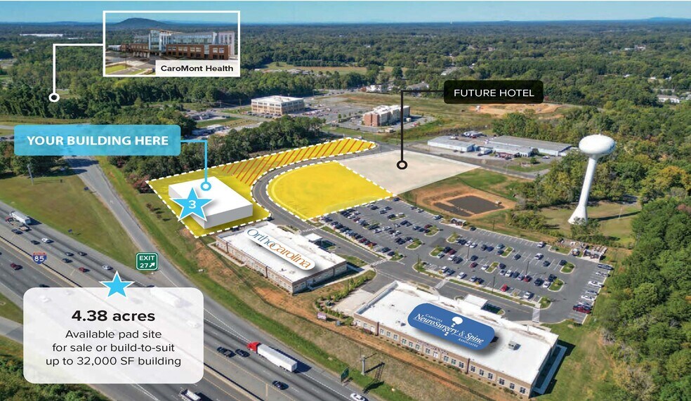 Primary Photo Of 540 Mount Holly Medical Pky, Belmont Land For Sale