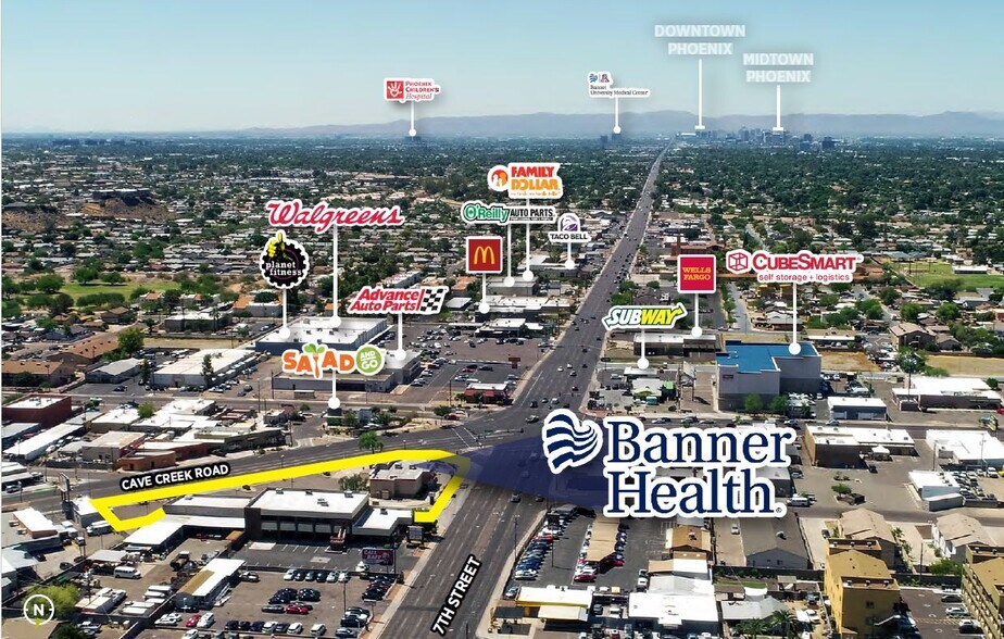 More Photos Of 9111 N 7th St, Phoenix Freestanding For Sale