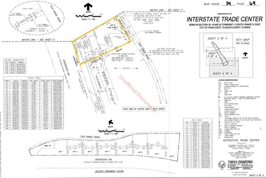 More Photos Of 1030 Old Kings N rd, Palm Coast Land For Sale