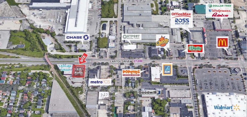 More Photos Of 201 W Capitol Dr, Milwaukee Bank For Lease