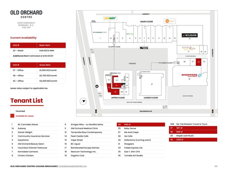 More Photos Of 4429-4469 Kingsway, Burnaby Storefront Retail Office For Lease