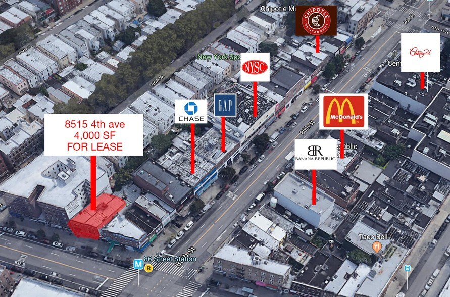 More Photos Of 8515-8517 4th Ave, Brooklyn Storefront Retail Office For Lease