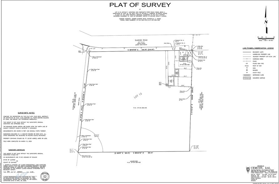 More Photos Of 30W669 Sunrise Rd, Aurora Land For Sale
