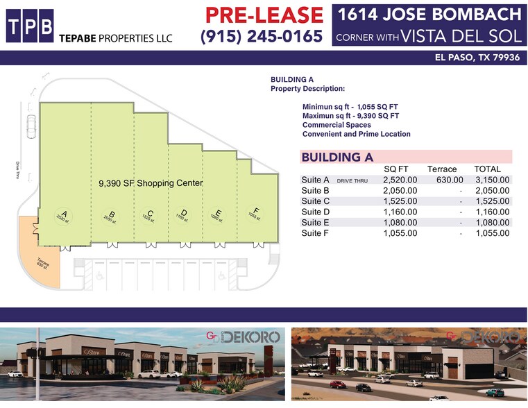 More Photos Of 1614 Jose Bombach dr, El Paso Unknown For Lease