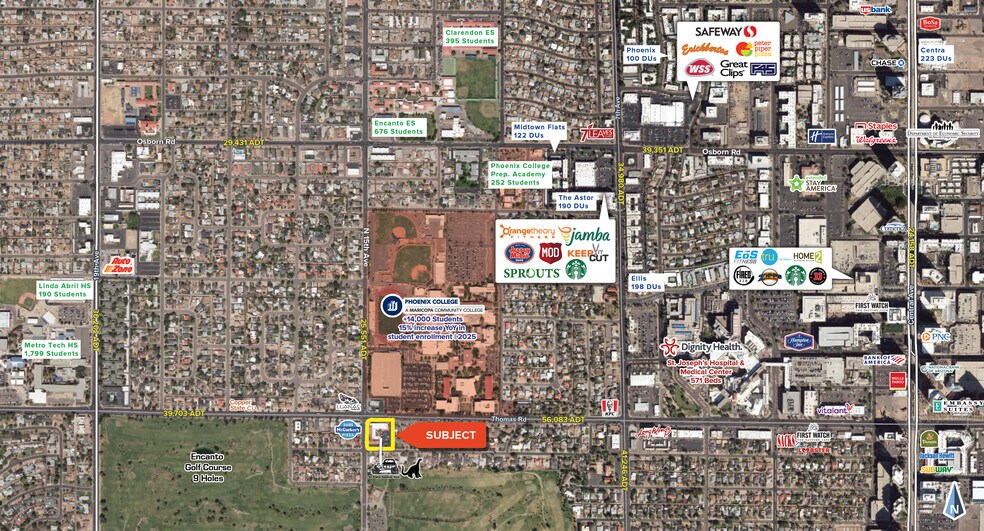 More Photos Of 2801-2829 N 15th Ave, Phoenix General Retail For Lease