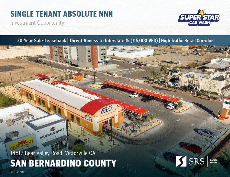 Primary Photo Of 14812 Bear Valley Rd, Victorville Carwash For Sale