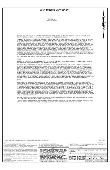 More Photos Of 1450 STATE ROAD 207, Saint Augustine Land For Sale