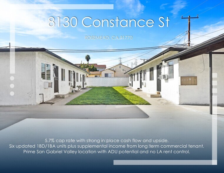 Primary Photo Of 8130 Constance St, Rosemead Apartments For Sale