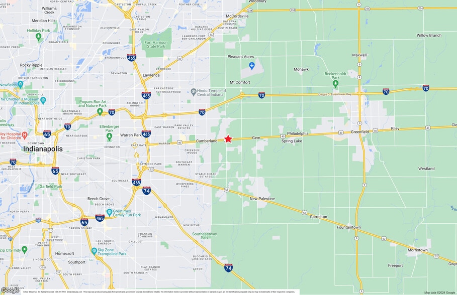 More Photos Of US 40 and South 700 West, Greenfield Land For Sale