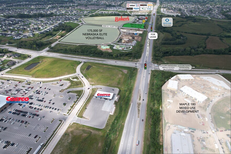 More Photos Of 180th & Maple, Elkhorn Land For Lease