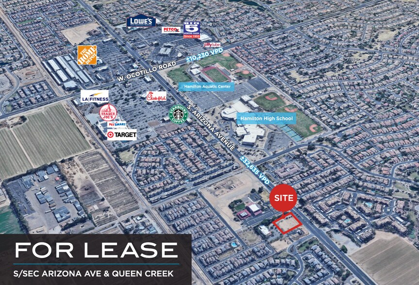Primary Photo Of S S/SEC Arizona Ave & Queen Creek Ave, Chandler Land For Lease