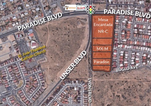 Primary Photo Of Unser Blvd @ Paradise Rd, Albuquerque Land For Sale