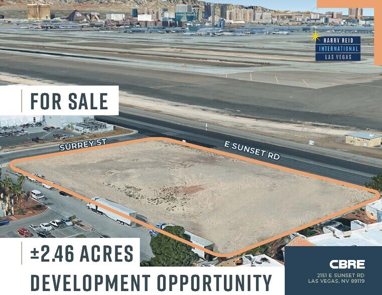 Primary Photo Of 2151 E Sunset Rd, Las Vegas Land For Sale