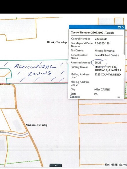 More Photos Of 2225 County Line Rd, New Castle Land For Sale