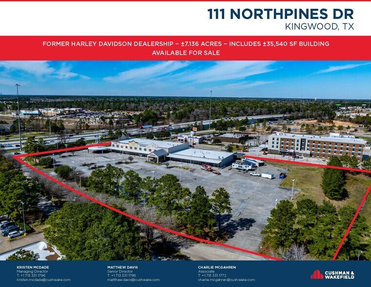 Primary Photo Of 111 Northpines Dr, Kingwood Storefront For Sale