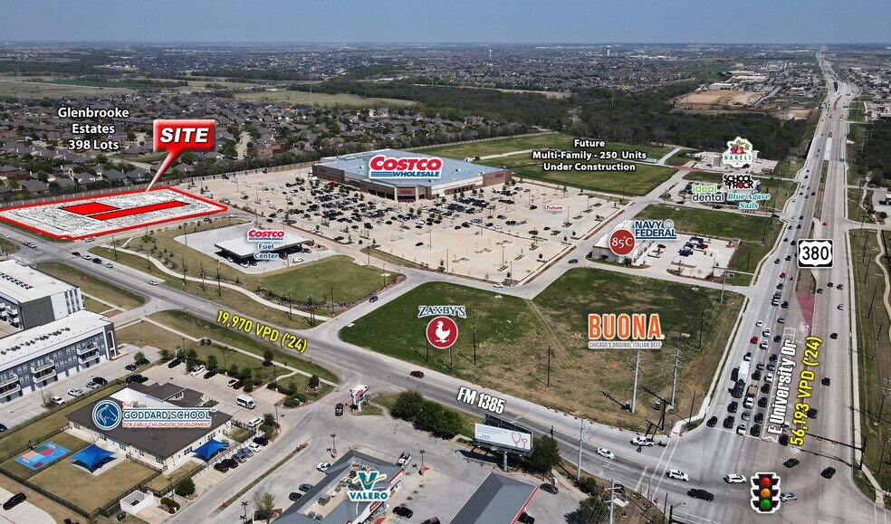 More Photos Of NEC of US 380 & FM 1385, Aubrey General Retail For Lease