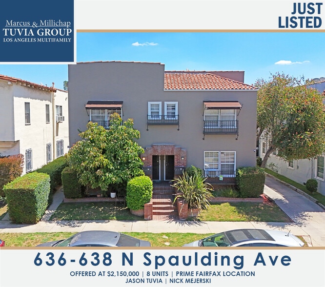 Primary Photo Of 636 N Spaulding Ave, Los Angeles Apartments For Sale