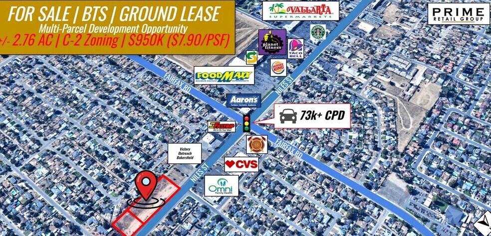 Primary Photo Of 133-010-05 & 133-152-01, Bakersfield Land For Sale
