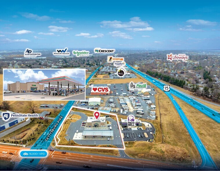 Primary Photo Of 147 Gettysburg Pike, Mechanicsburg Service Station For Sale