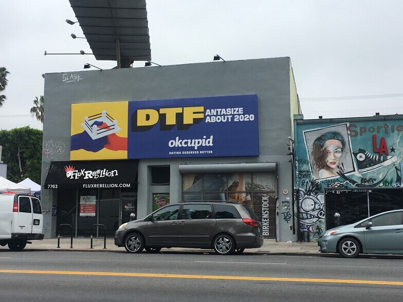 Primary Photo Of 7761-7763 Melrose Ave, Los Angeles Freestanding For Lease
