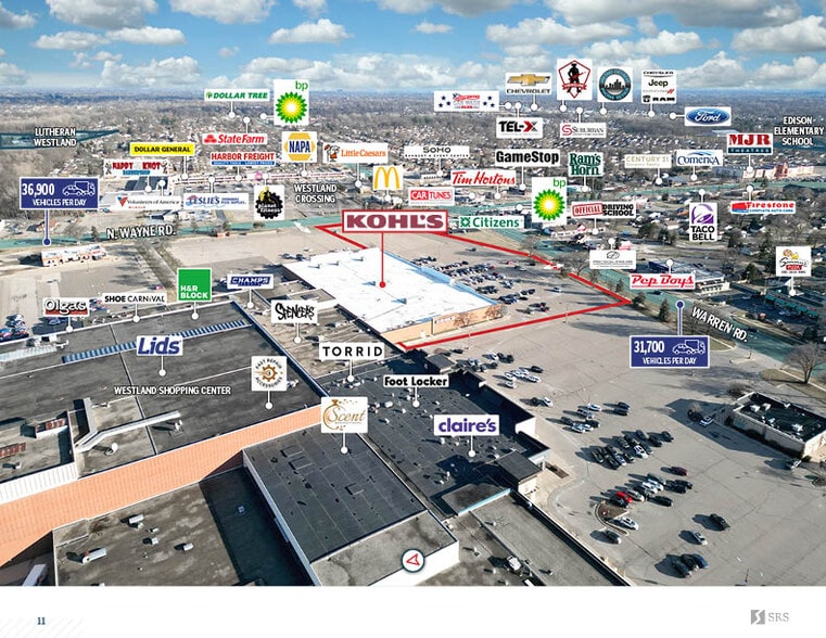 More Photos Of 35000 W Warren Rd, Westland Department Store For Sale