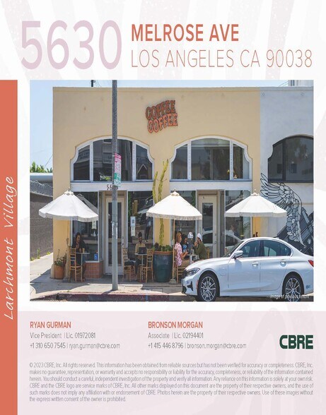 More Photos Of 5630 Melrose Ave, Los Angeles Storefront Retail Office For Lease