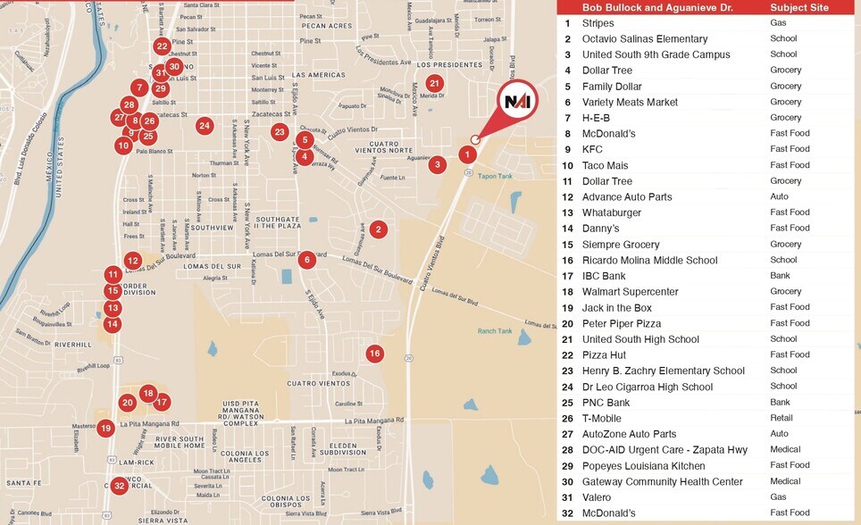 More Photos Of Loop 20 @ Aguanieve Dr, Laredo Land For Sale