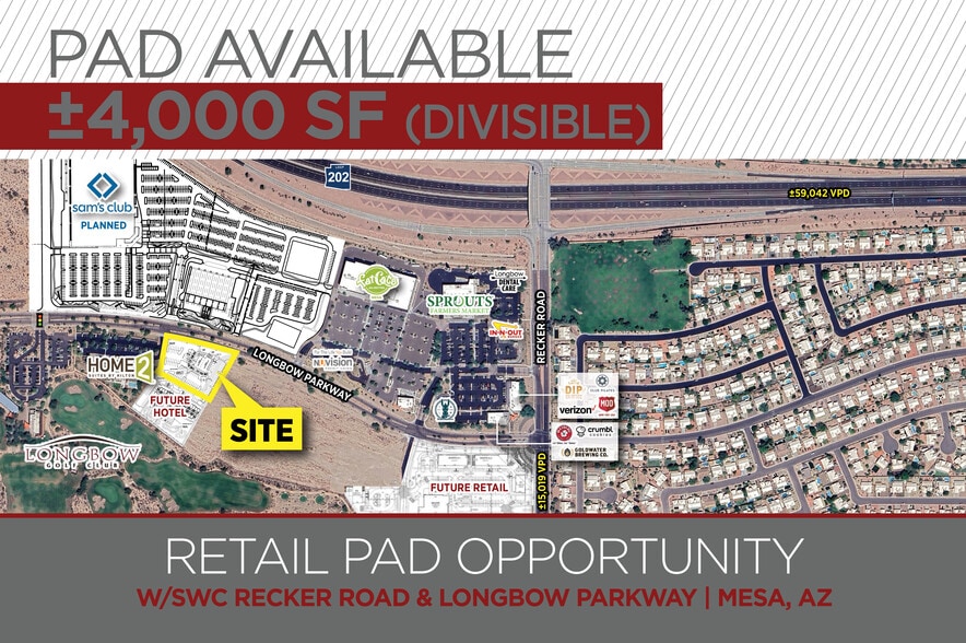 Primary Photo Of W/SWC Recker Rd & Longbow Pky, Mesa General Retail For Lease