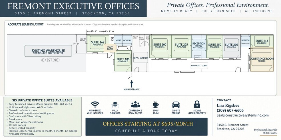 More Photos Of 3150 E Fremont St, Stockton Office Residential For Lease