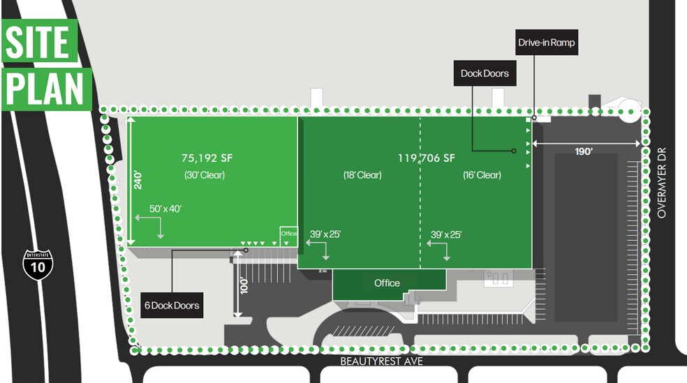 More Photos Of 540 Beautyrest Ave, Jacksonville Warehouse For Lease