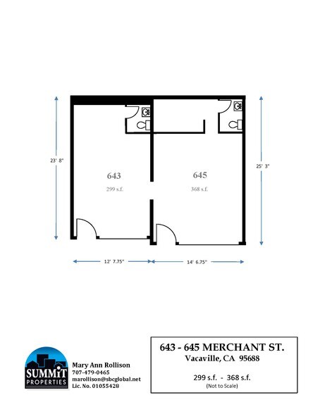 More Photos Of 633-648 Merchant St, Vacaville Storefront Retail Office For Lease